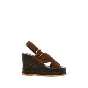 Castaner Brown Bettina Suede Wedge Sandals - NWT
